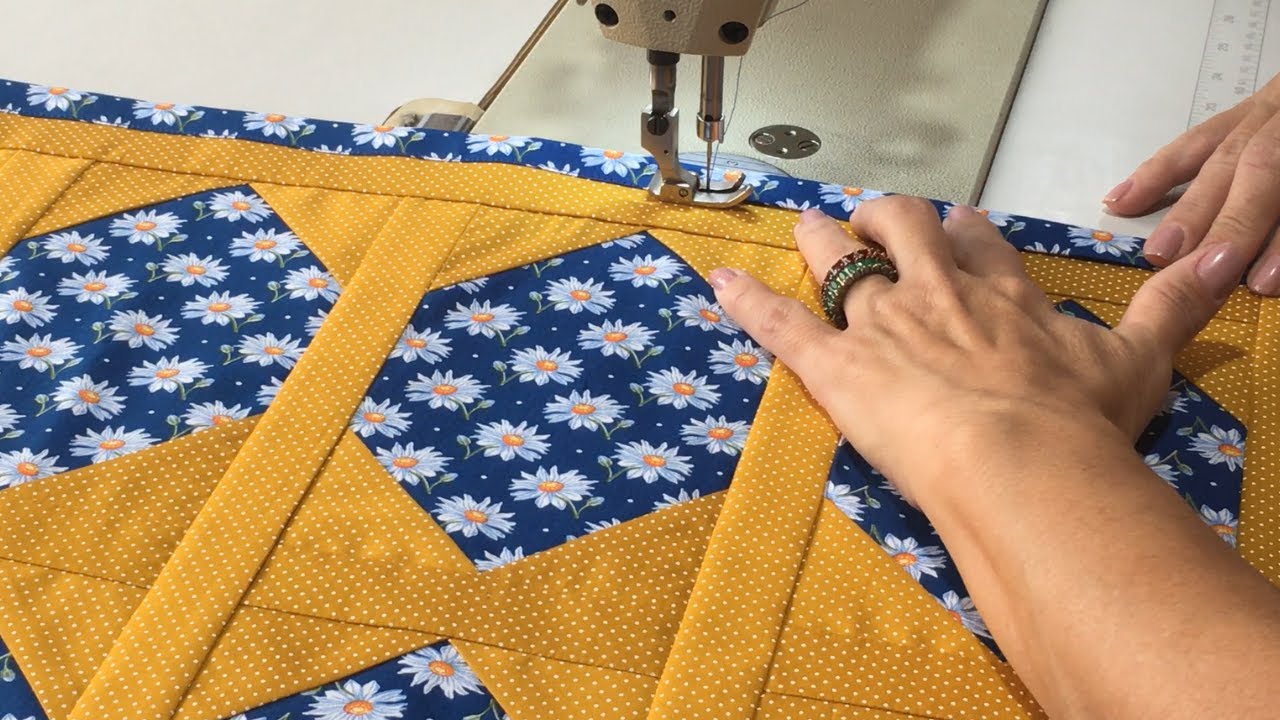 Maravilhoso TAPETE de RETALHOS Muito FÁCIL de COSTURAR