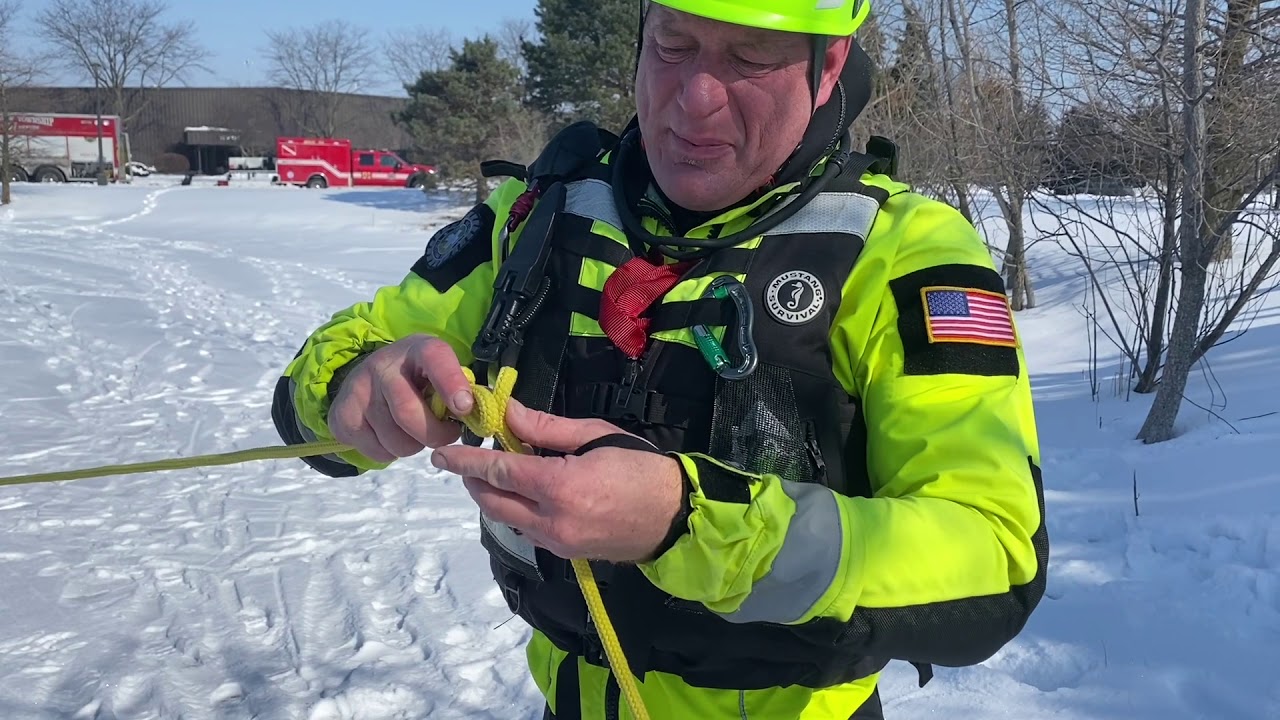 Rescue Methods FR1 Ice Rescue:  Tension Line Applications for soft ice