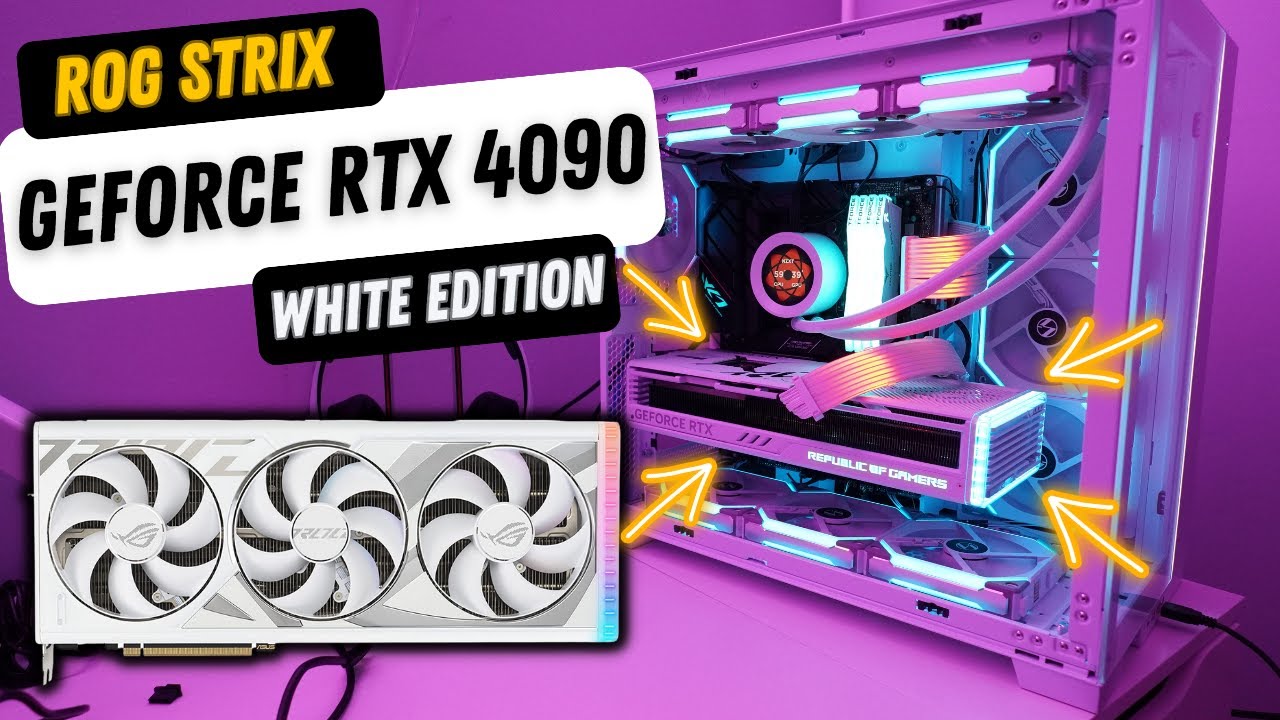 ASUS ROG STRIX GeForce RTX 4090 WHITE OC Edition Unboxing