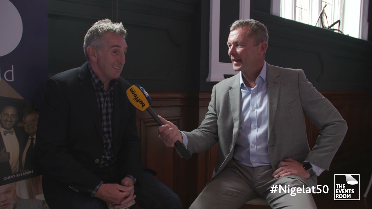 Jonathan 'Jiffy' Davies at The Events Room's 'Nigel (Owens) at 50' Celebration Lunch