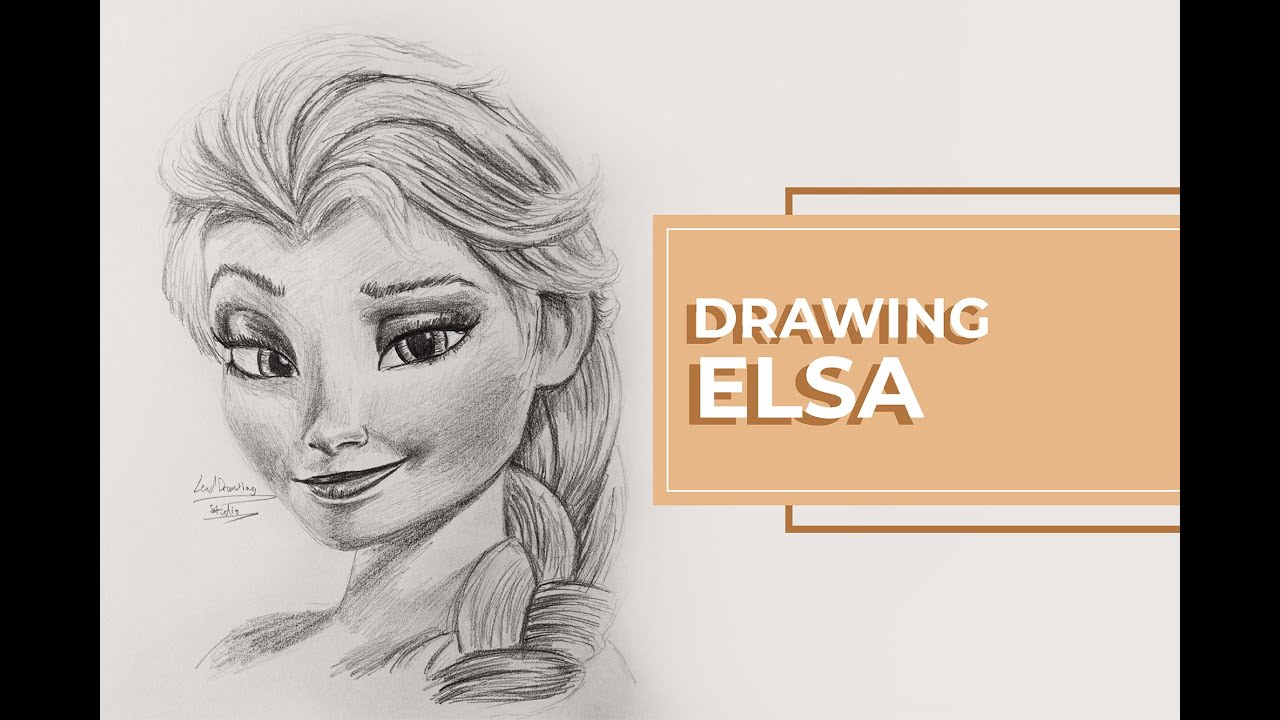 Drawing Elsa (Frozen) | LeadDrawing Studio