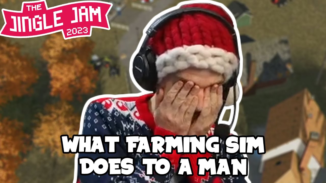 Трансляция Farming Simulator на Yogscast, но только смешные моменты #2 - Jingle Jam 2023