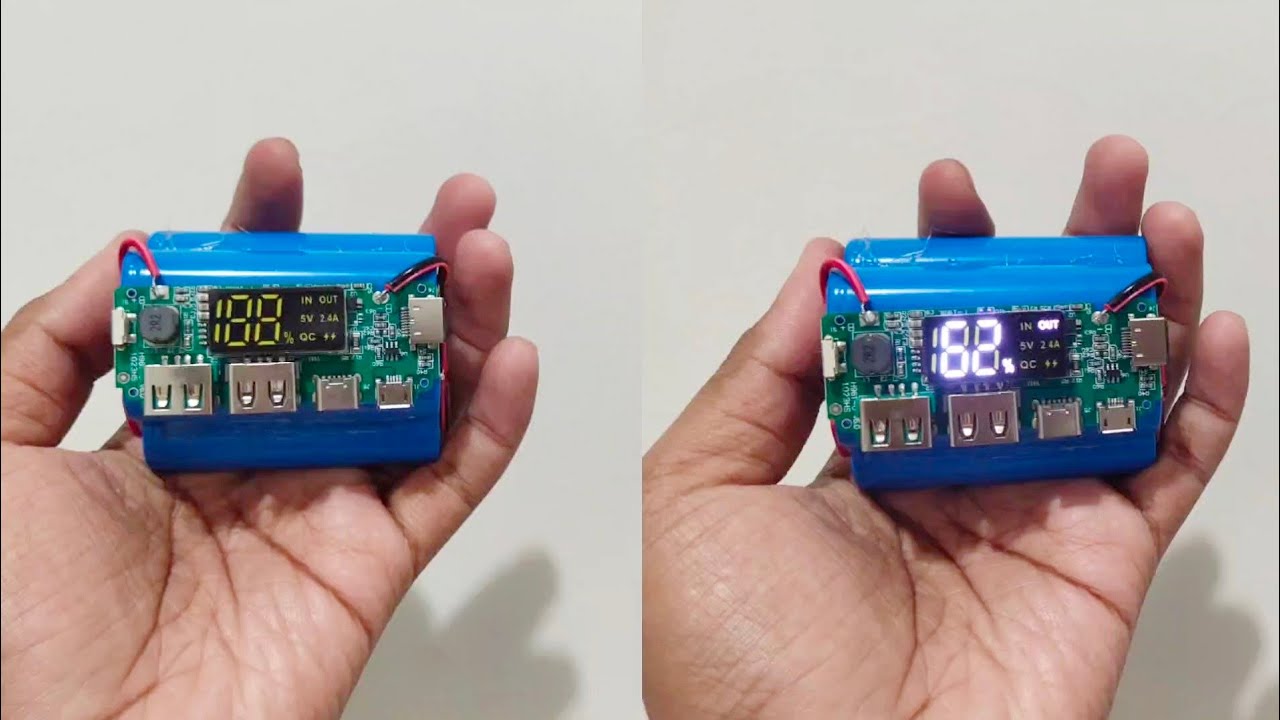 MEMBUAT/MERAKIT POWER BANK SENDIRI DENGAN MENGGUNAKAN MODUL POWER BANK DAN BATERAI 18650