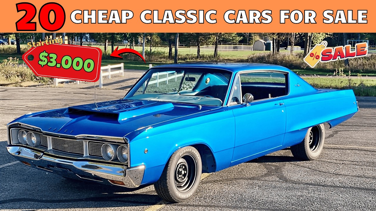 20 Affordable Classic Cars Starting at Just $3.000!