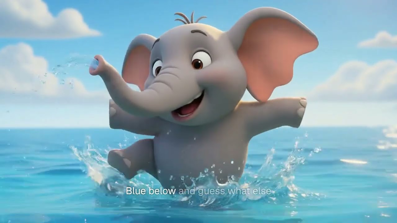 Grey Elephant Song 🐘 | Colors Song for Kids | Fun & Educational Children’s Music