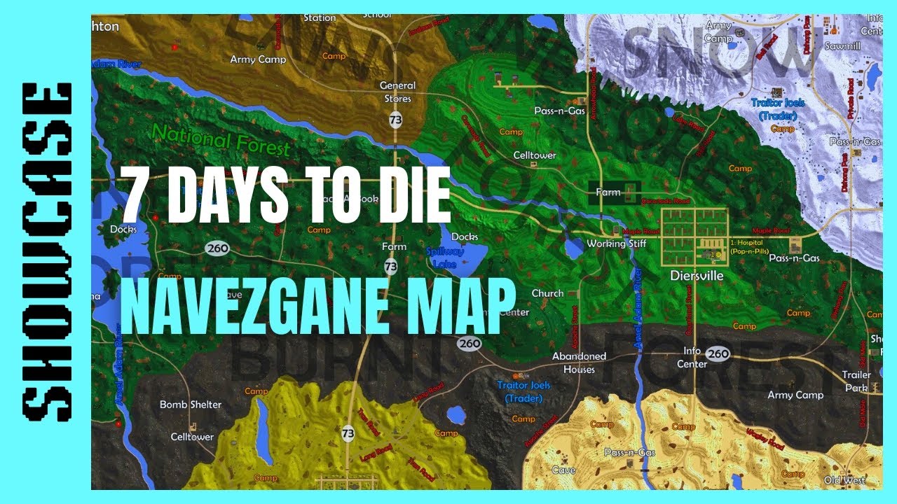 7 Days to Die - Navezgane Map
