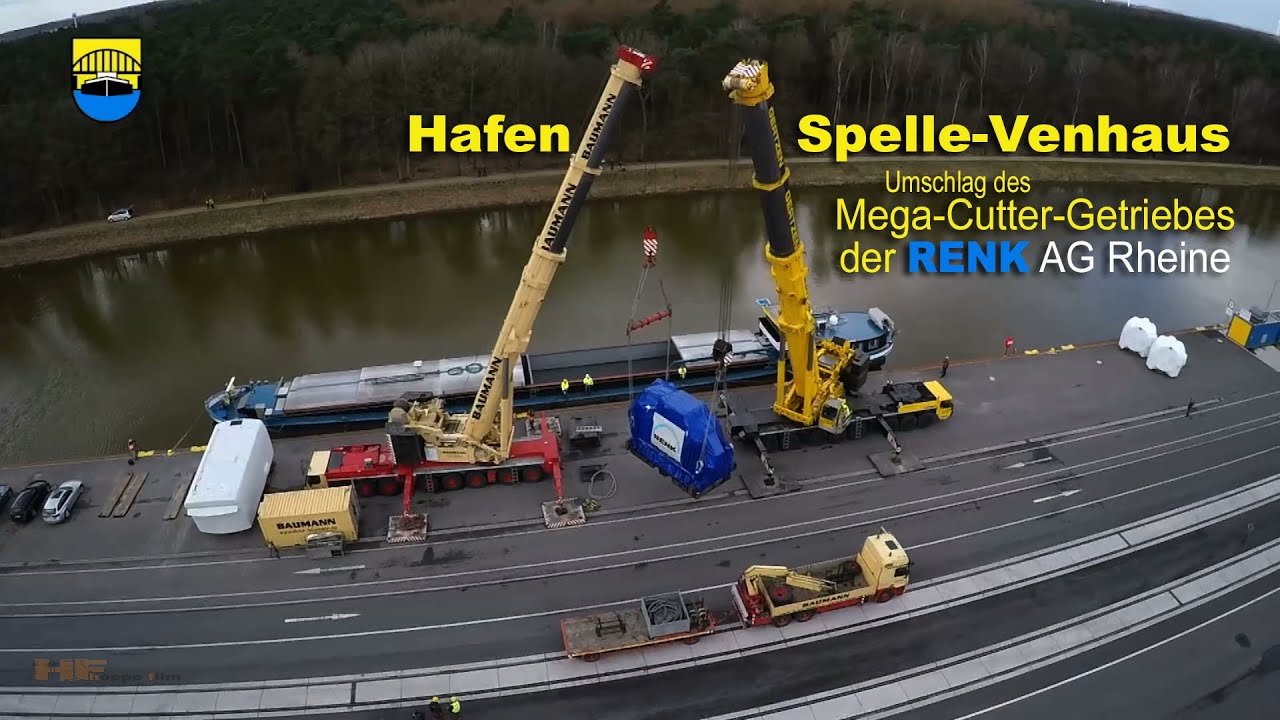Schwertransport 2016 - Mega Cutter Getriebe
