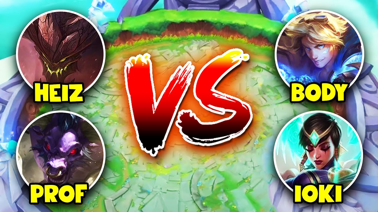 МЫ НАШЛИ ДРУГ ДРУГА В РЕЖИМЕ 2 НА 2! (IOKI + BODY VS. PROFESSOR + HEIZ)