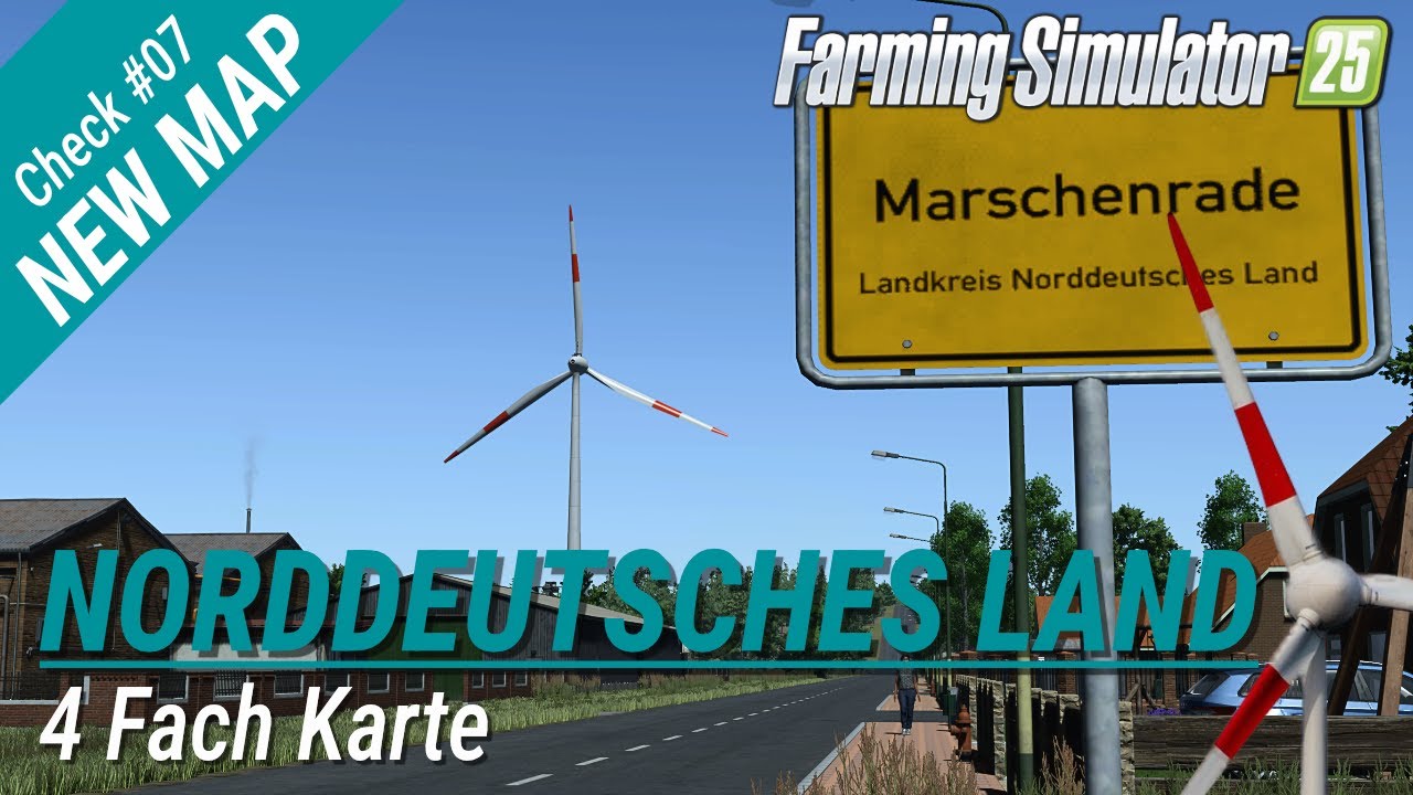 LS25 NEW MAP Norddeutsches Land🌾 4-Fach Karte🌻 Multifrüchte & realistisches Farming!💚FS25
