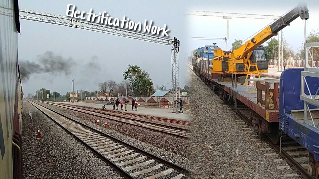 Jaipur Sadulpur Express Arrival At Chirawa | Electrification New Update | Chirawa Electrification