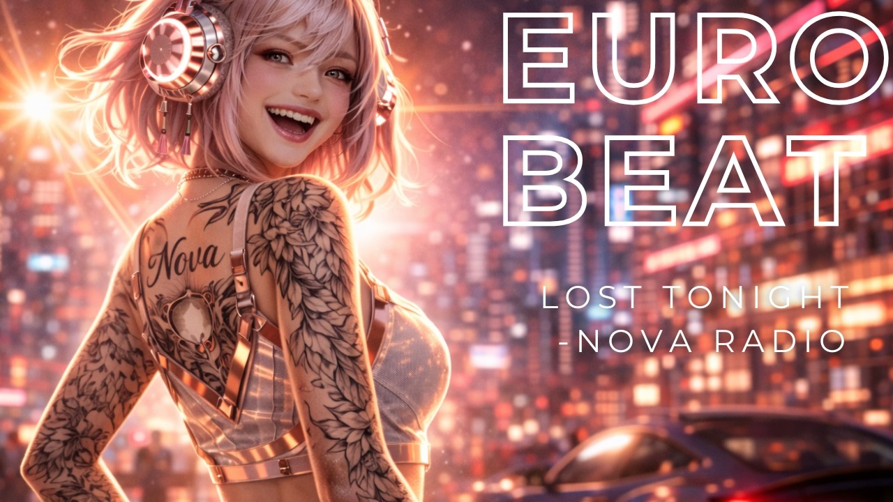 【WORK BGM】都会の光を浴びる夜🌉Backlight Neon Rush🎵NOVA RADIO🎵EURO BEAT