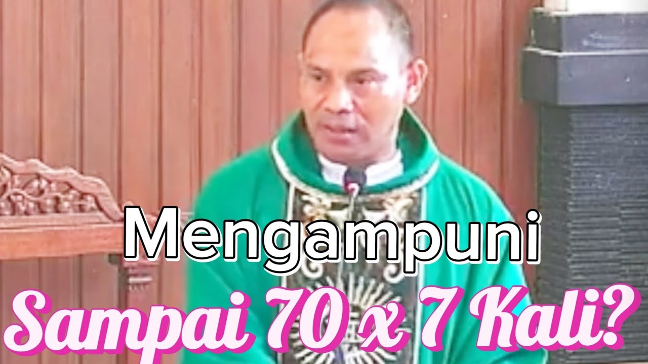 Romo Wilfrid: Mengampuni Sampai 70x7 Kali