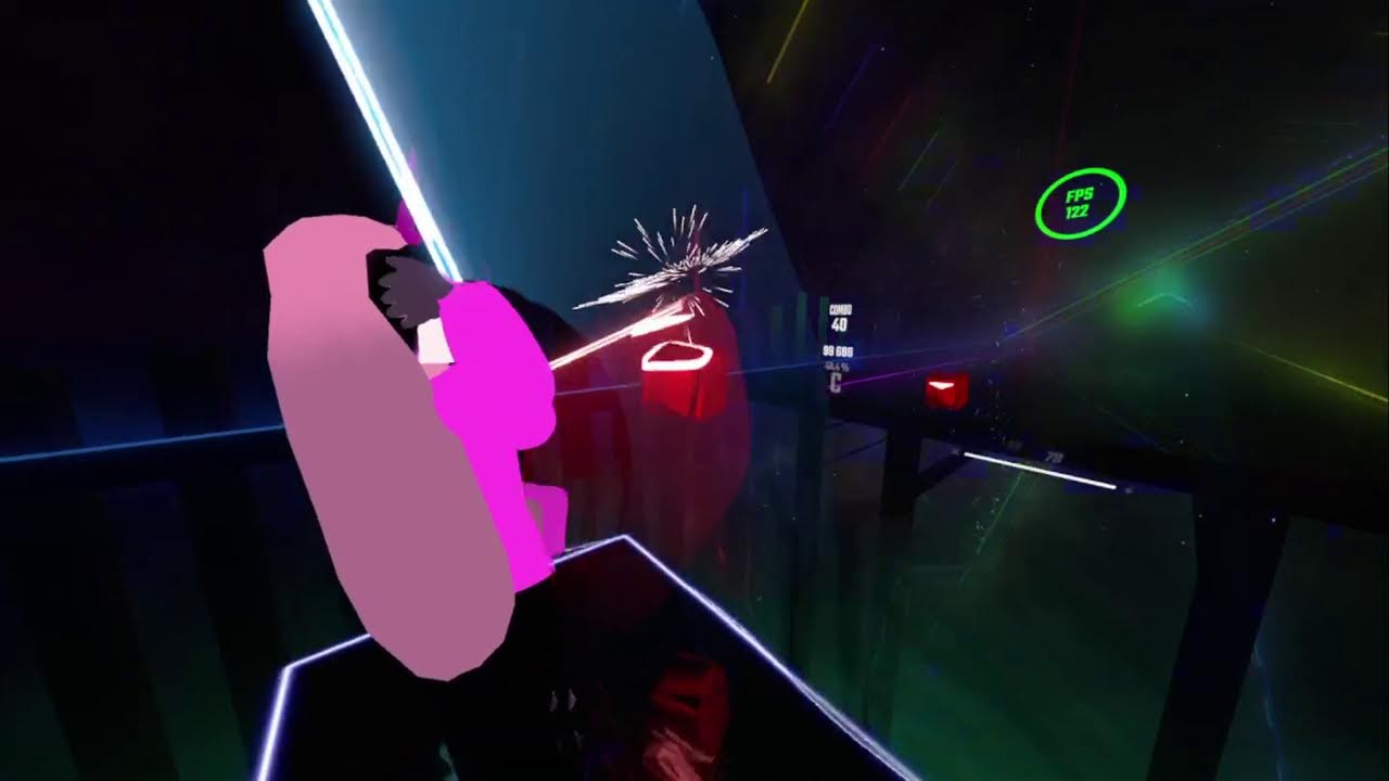 playing beat saber again