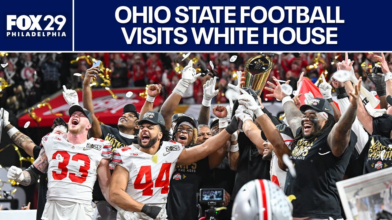 Trump meets Ohio State college football championship team at White House