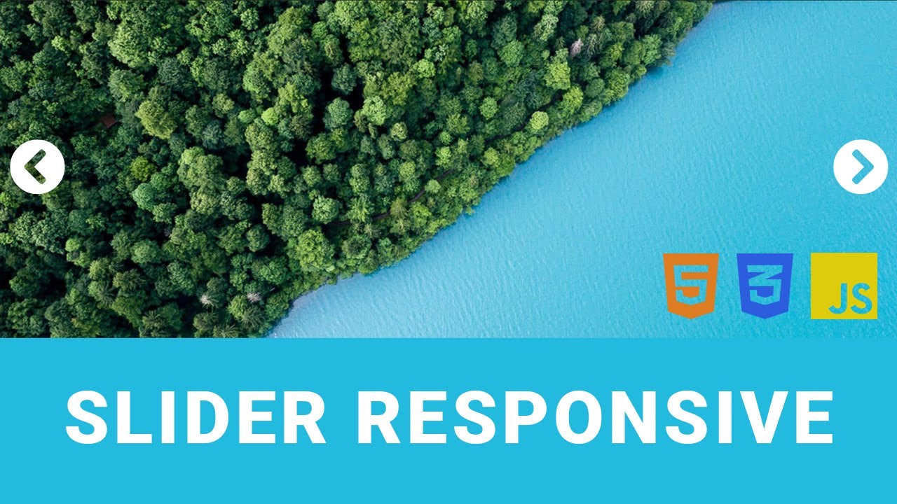 Un Slider responsive avec HTML, CSS et JAVASCRIPT (Projet pour débutants ! )