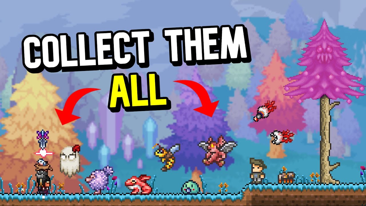 Terraria Hardmode, but we collect one of EVERY Minion