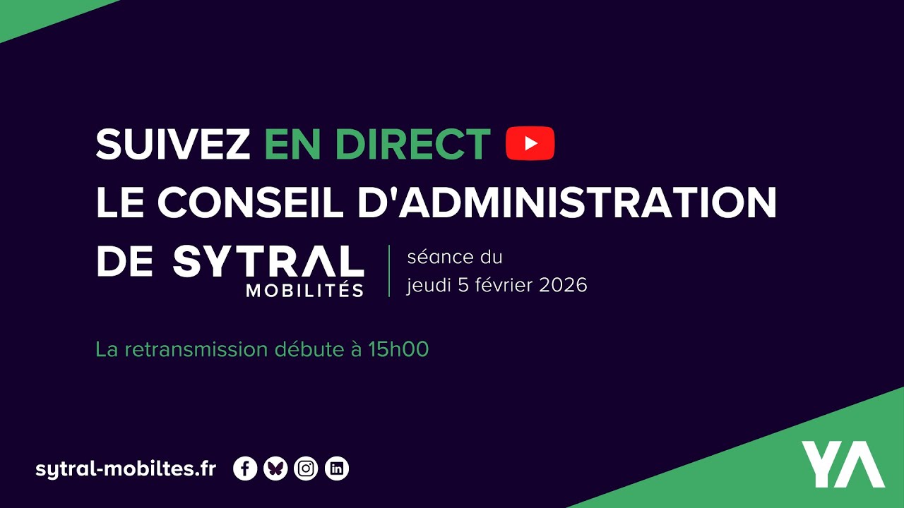 Conseil d'administration de SYTRAL Mobilités - 05/02/2026
