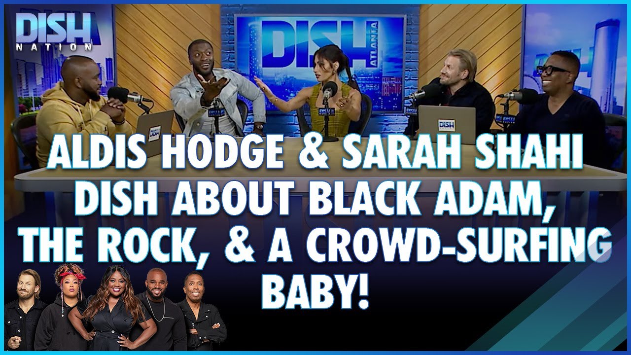 Black Adam's Aldis Hodge & Sarah Shahi Dish About The Rock, Sweet Potato Pie vs Pumpkin Pie, & More