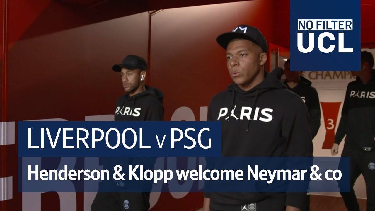 Liverpool v PSG | Henderson & Klopp welcome Neymar & Mbappe to Anfield | No Filter UCL