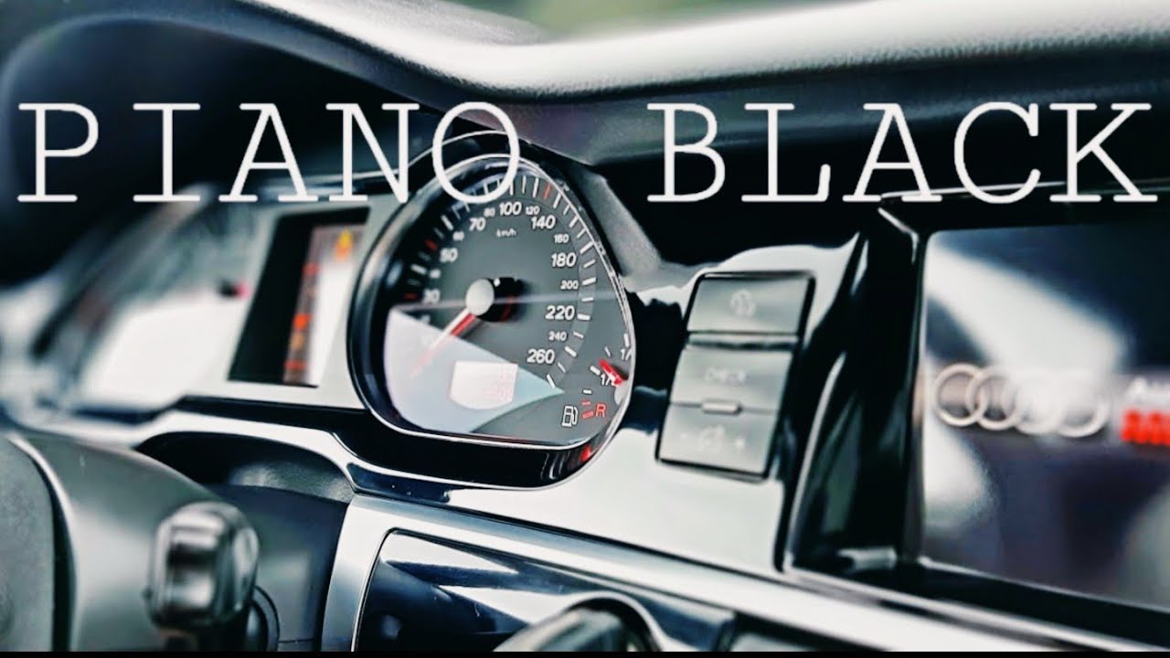 Tuning Dekory Piano Black Audi A6 C6 4F RS S6 SLINE Lakierowanie Zmiana Koloru Motivation Garage PL 