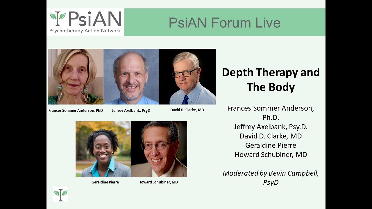 PsiAN Forum Live: Depth Therapy and The Body, Part 1