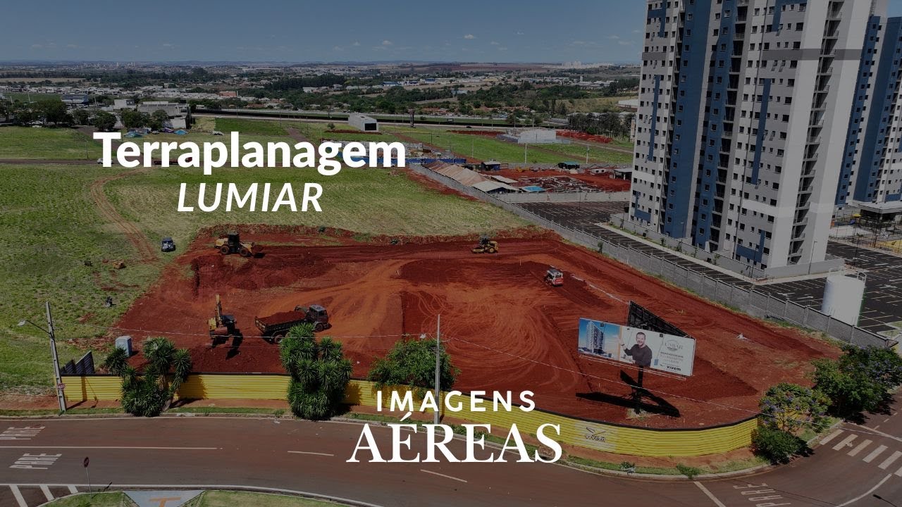ACOMPANHAMENTO DE OBRAS COM DRONE | TERRAPLANAGEM | EMPREENDIMENTO LUMIAR | IMAGENS MAYDRONE