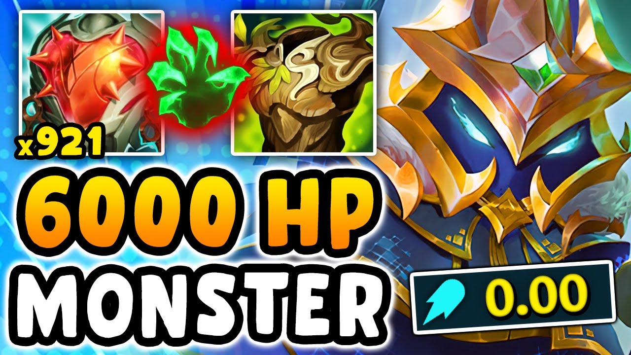 I tried Tank Veigar with 0 AP Items and it's actually so good (6000+ HP MONSTER)
