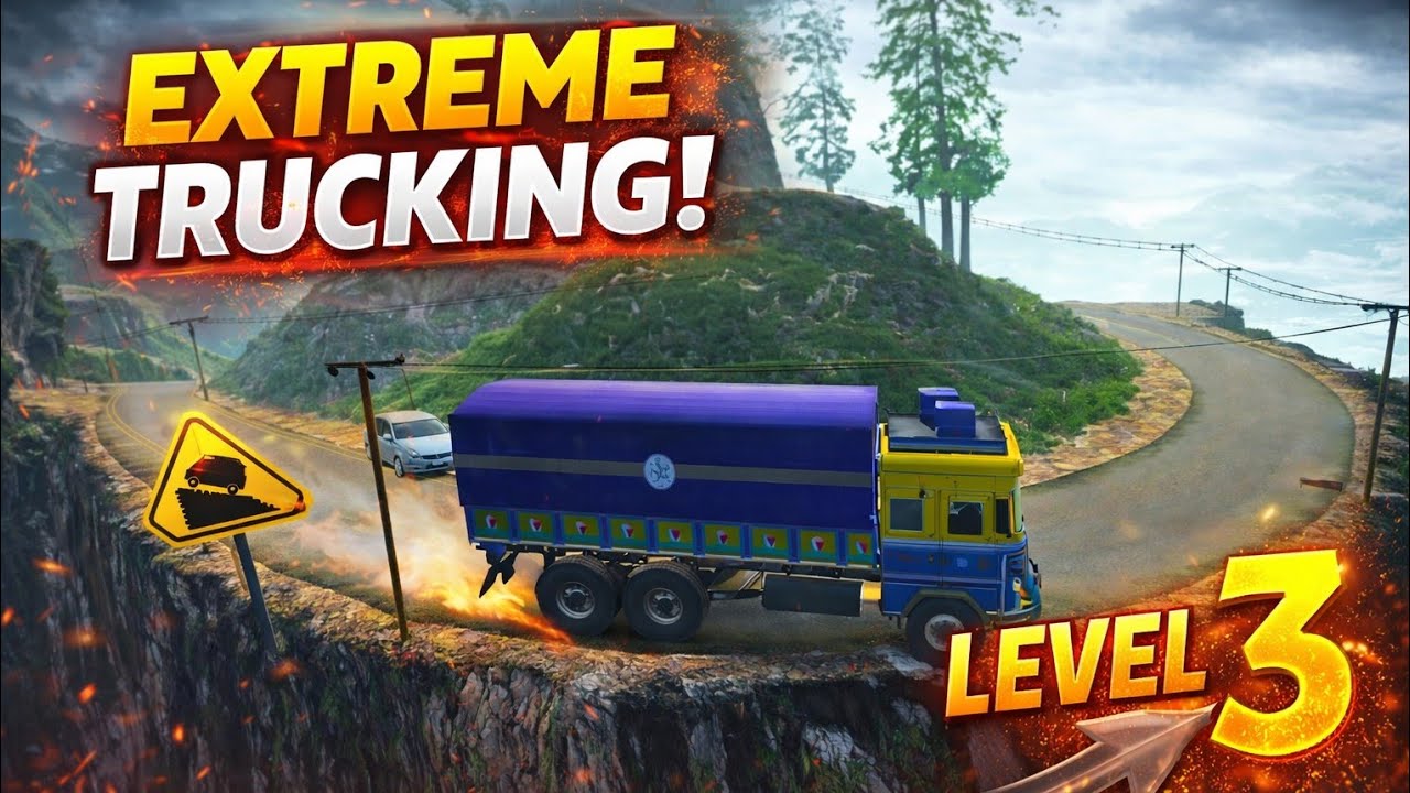 Level 3 ||Truck Simulator Extreme India #truckdriver#driving 
