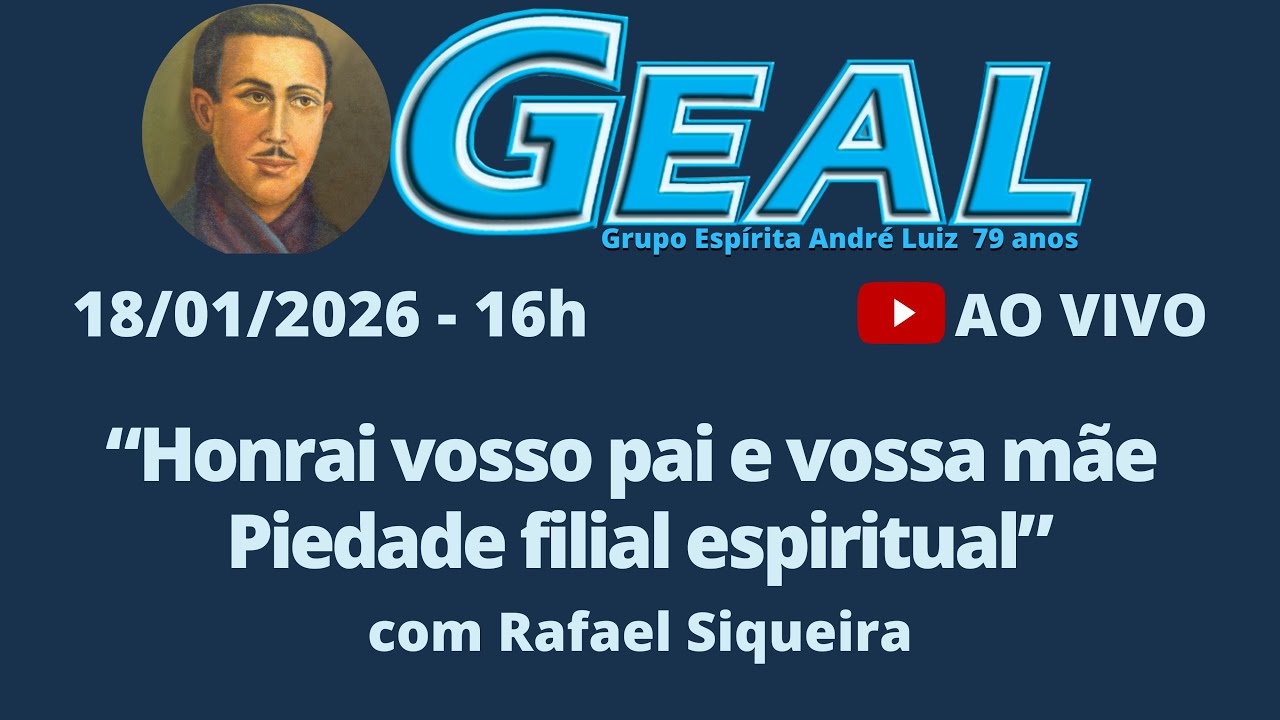 Palestrante Rafael Siqueira - 18/01/2026 - 16h