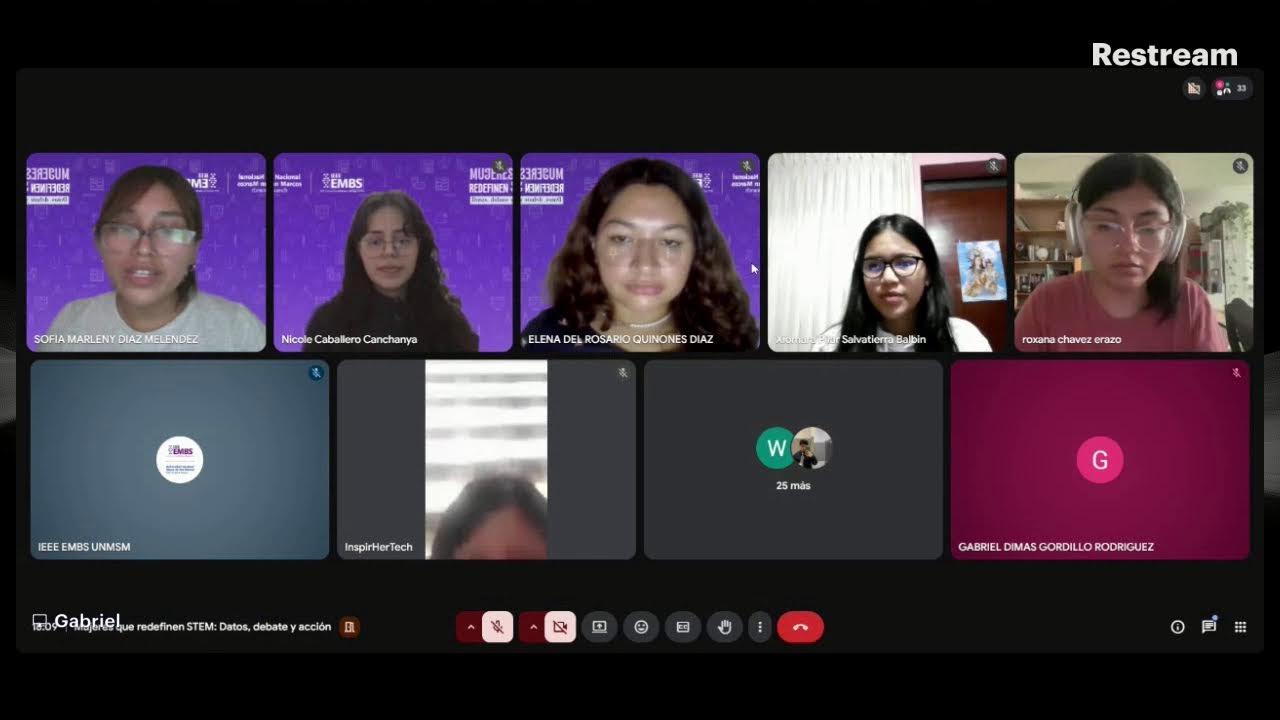 STEM: Datos, debate y accióno de IEEE EMBS UNMSM SBC