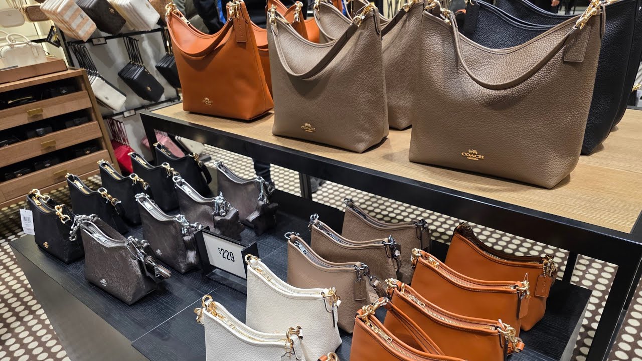 🛍Аутлет Coach~ Скидки до 70%~😍 Давайте посмотрим сумки~ 👛Кошельки~ Обувь~ 👜Сумки и многое другое👈