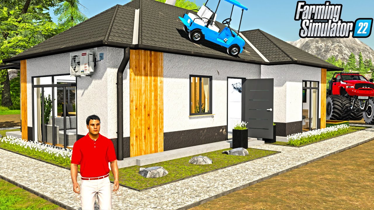 BUYING MY FIRST HOUSE! | CAN WE MAKE MILLIONS? (FS22 CHALLENGE) FARMING SIMULATOR 22