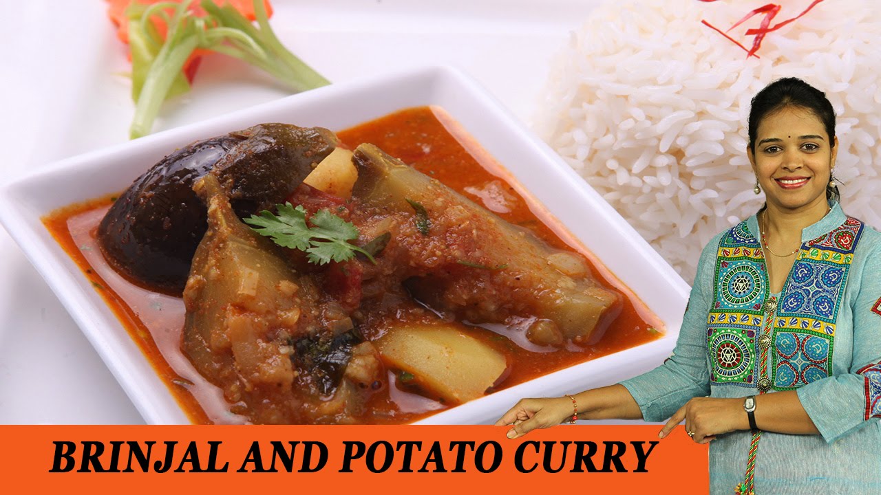 Brinjal And Potato Curry - Mrs Vahchef