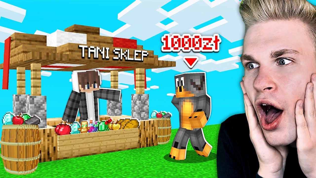 WYKUPIŁEM WSZYSTKO w NOWYM SKLEPIE w LODOLANDII w MInecraft!
