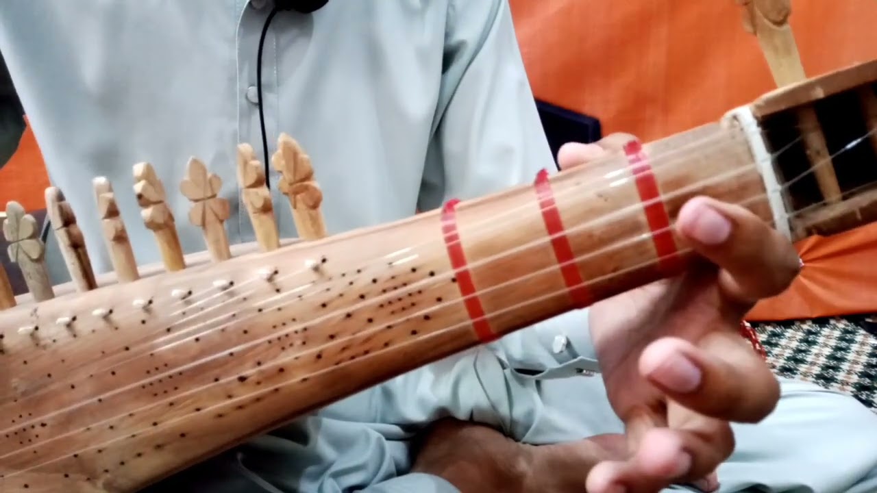 Rabab Sargam|touching sargam|slow motion|Rabab touching Takhta.