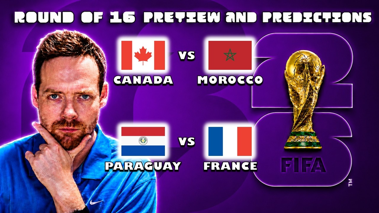 My World Cup Round of 16 Preview & Predictions! July 4th 2026