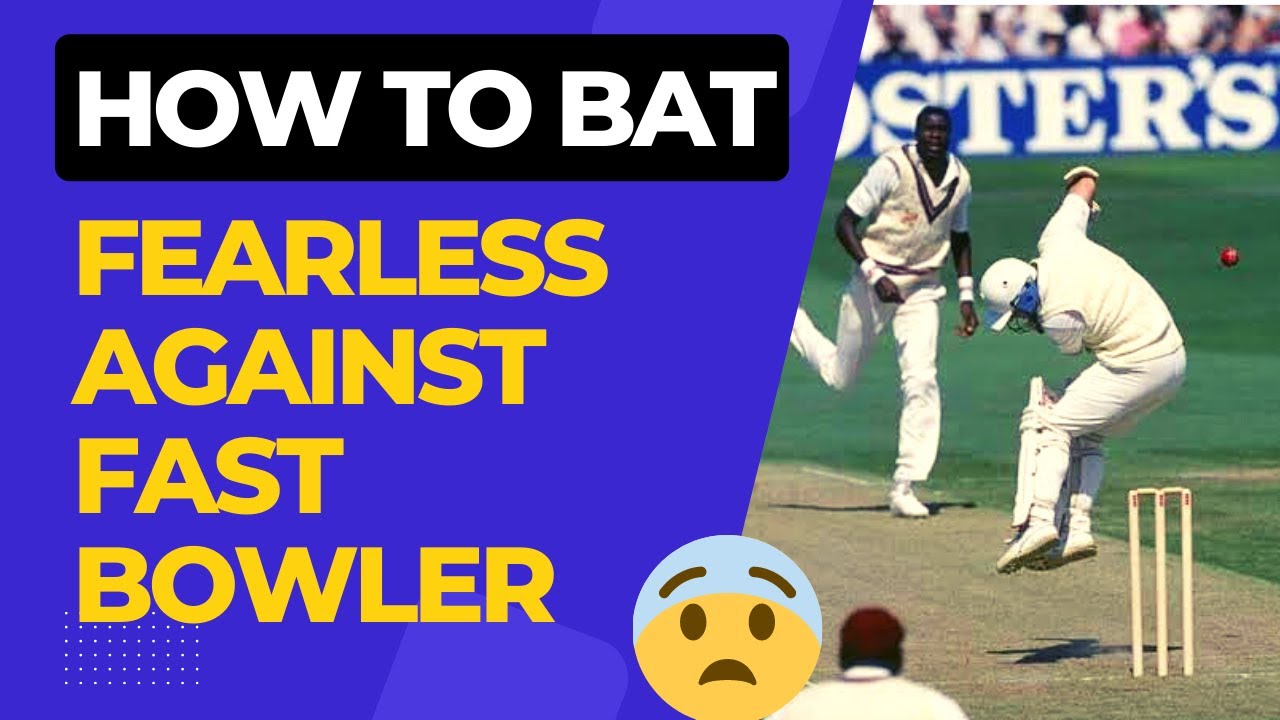 How to Bat Fearless Against Fast bowlers | How to Bat Against Fast Bowlers | Fear of Fast Bowler 😨 |