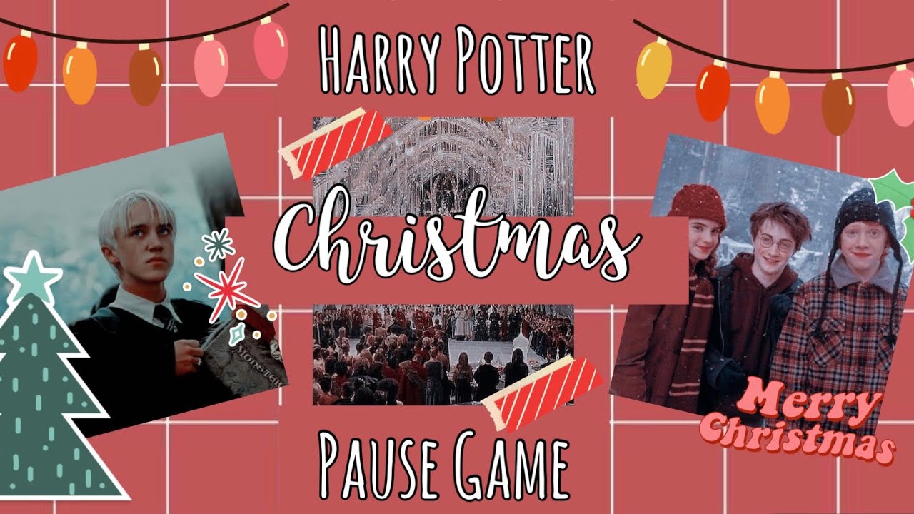 Harry Potter CHRISTMAS Pause Game! || Harry Potter Christmas Party Pause Game || Fandom Fantasies