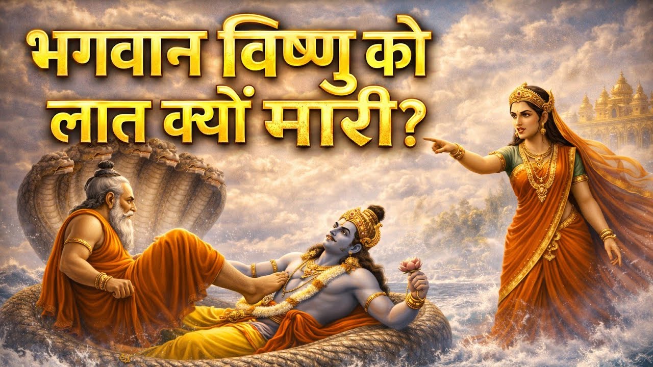 ऋषि भृगु ने भगवान विष्णु की छाती पर लात क्यों मारी? | इसी कारण माता लक्ष्मी ने छोड़ दिया वैकुंठ