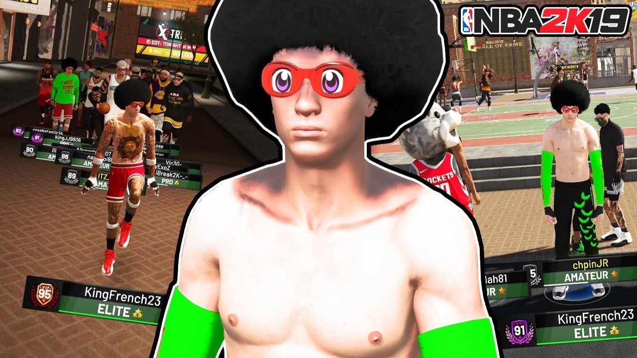 NBA 2K19 REBIRTH PURE GLASS CLEANER CREATION • BEST CENTER BUILD 🐴