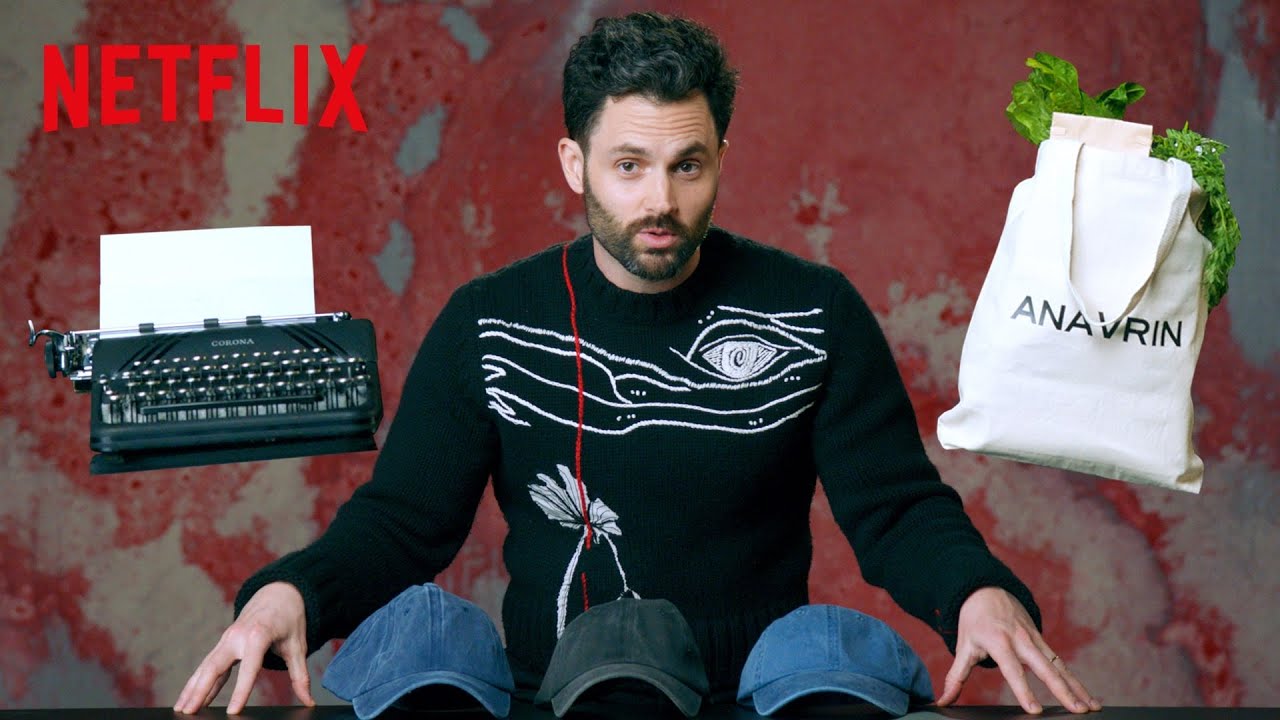 Penn Badgley Examines Joe Goldberg Props in the Hall of YOU | Netflix