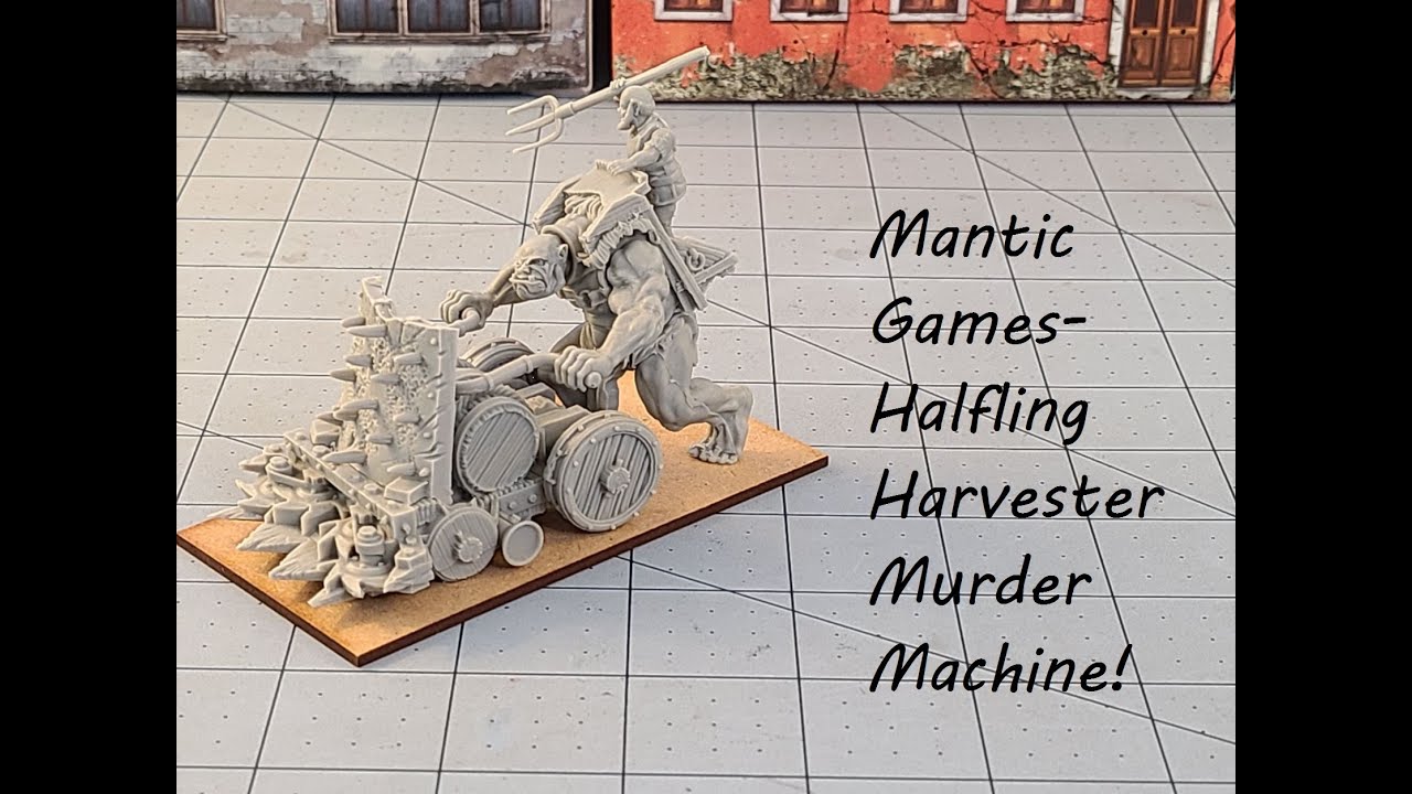 Mantic Games- Halfling Harvester Murder Machine!