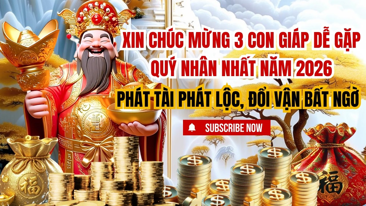 📚📚📚Xin Chúc Mừng 3 Con Giáp Dễ Gặp Quý Nhân Nhất Năm 2026 – Phát Tài Phát Lộc, Đổi Vận Bất Ngờ