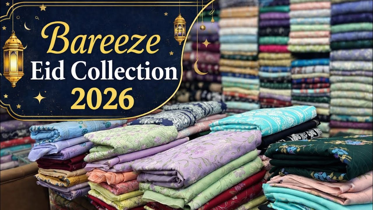 *LAWN 3PC BAREEZE*😍 Most Demanding Designs By BIN WALAYAT 😍