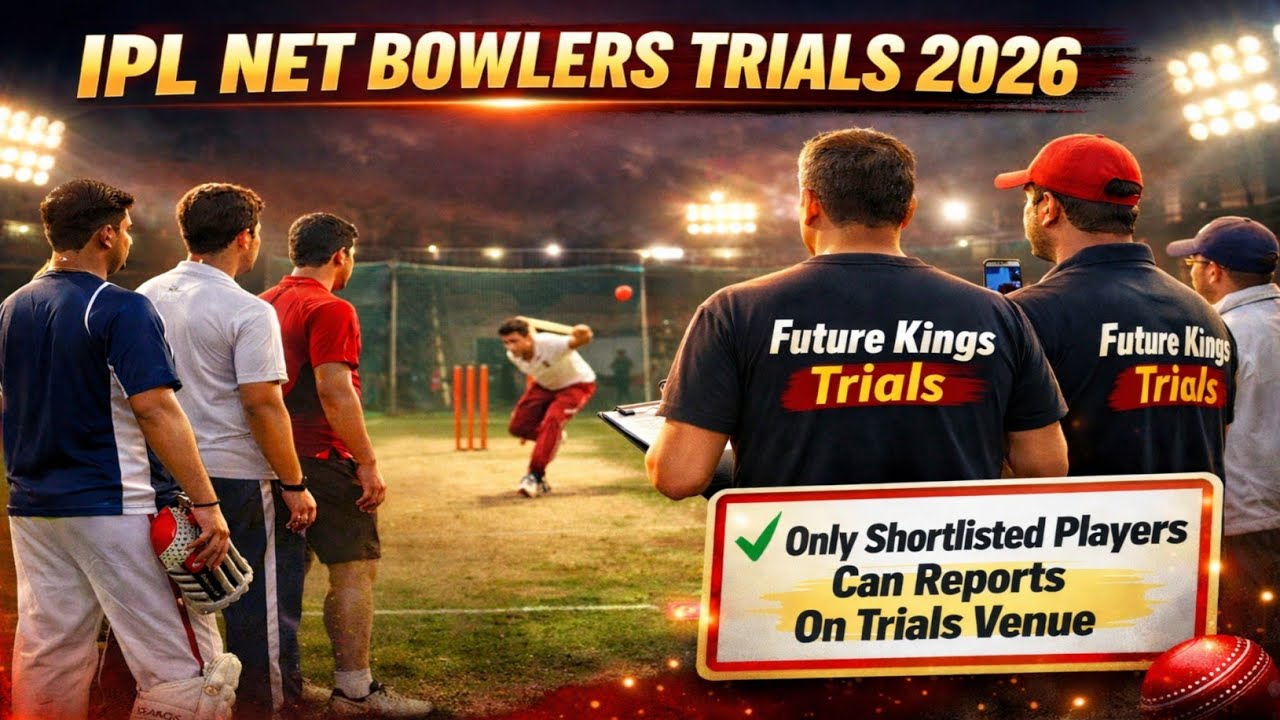 IPL NET BOWLERS TRIALS 2026 ll only Shortlisted Players can Reports Punjab kings Net Bowlers Trials 