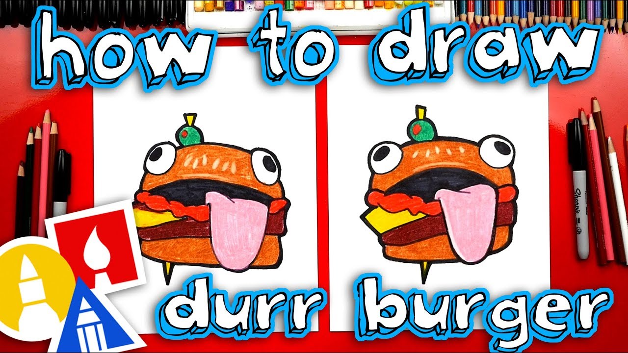 How To Draw The Fortnite Durr Burger