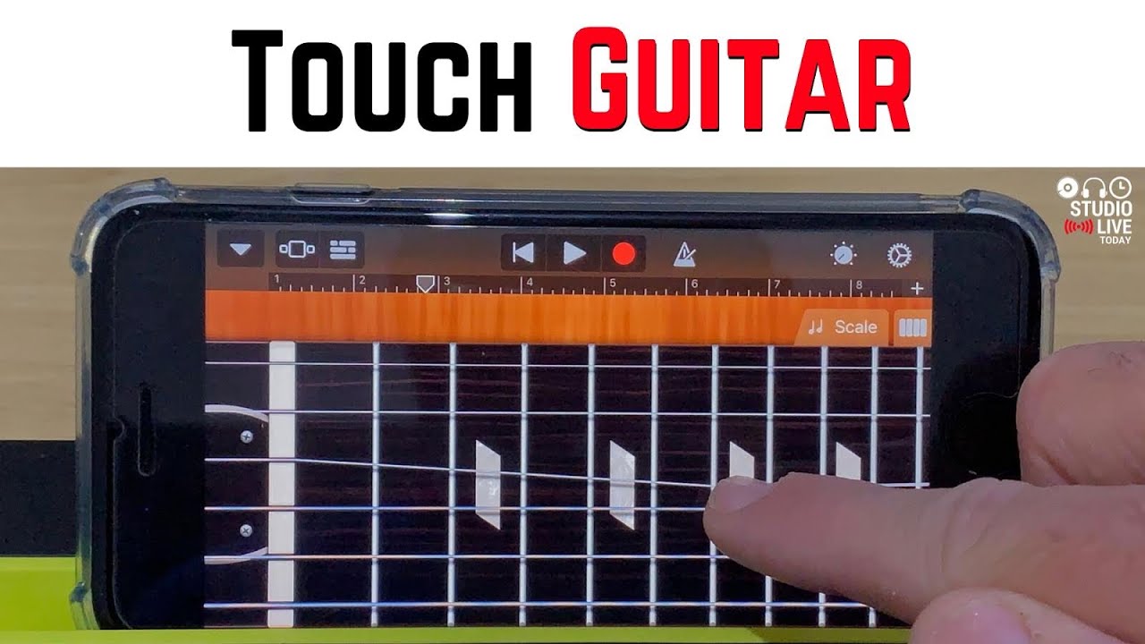 Как играть на гитаре в GarageBand iOS