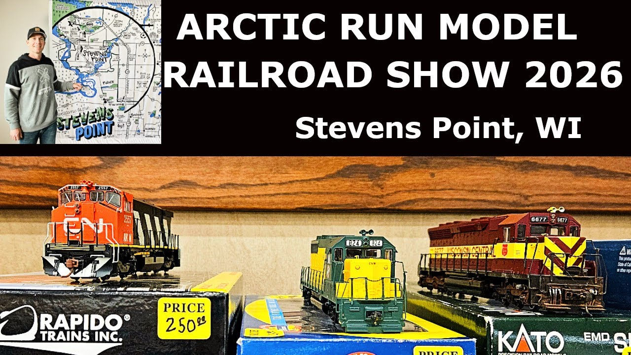 Arctic Run Model Railroad Show 2026-Stevens Point, WI