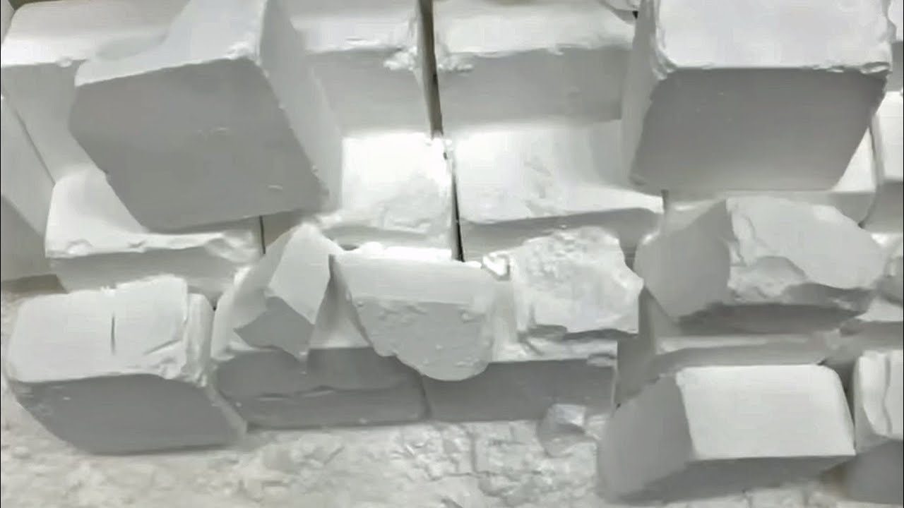 Fluffy Buttr Soft Gym Chalk Crushing Oddlysatisfying ASMR SLEEPAID THERAPY