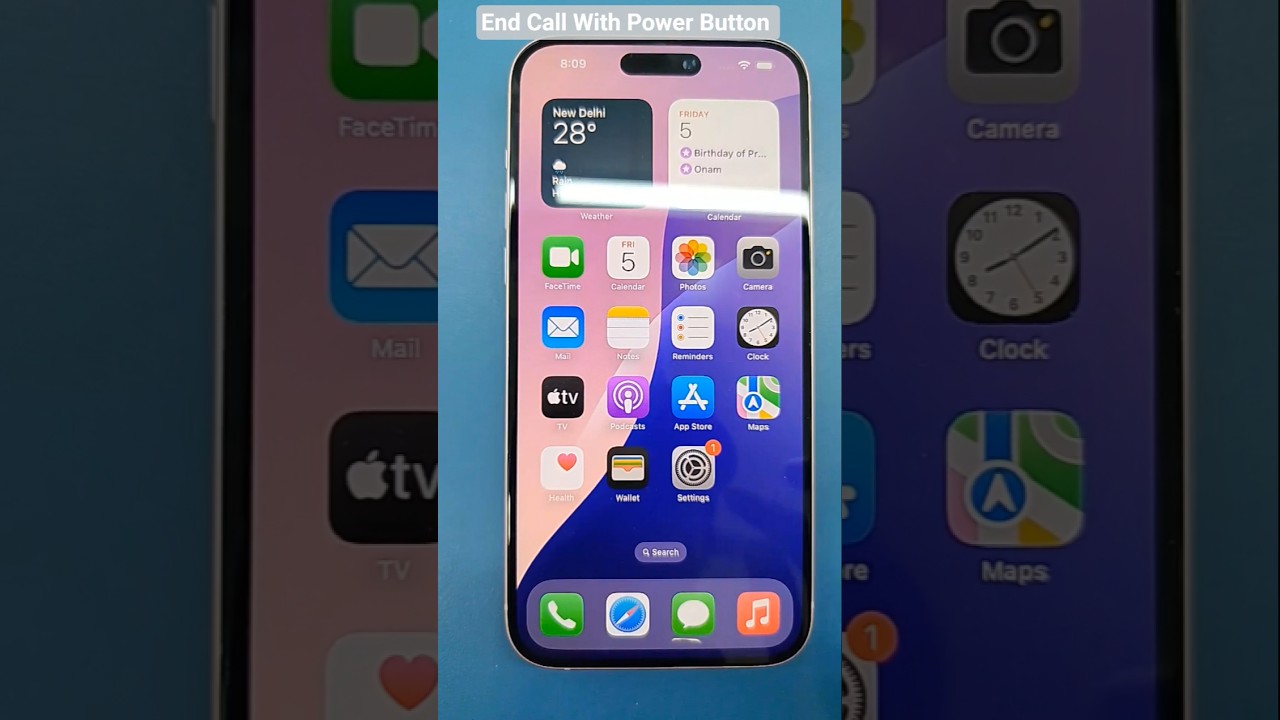 How to End Call with Power Button in iPhone 15 Plus #iphone15plus #iphone